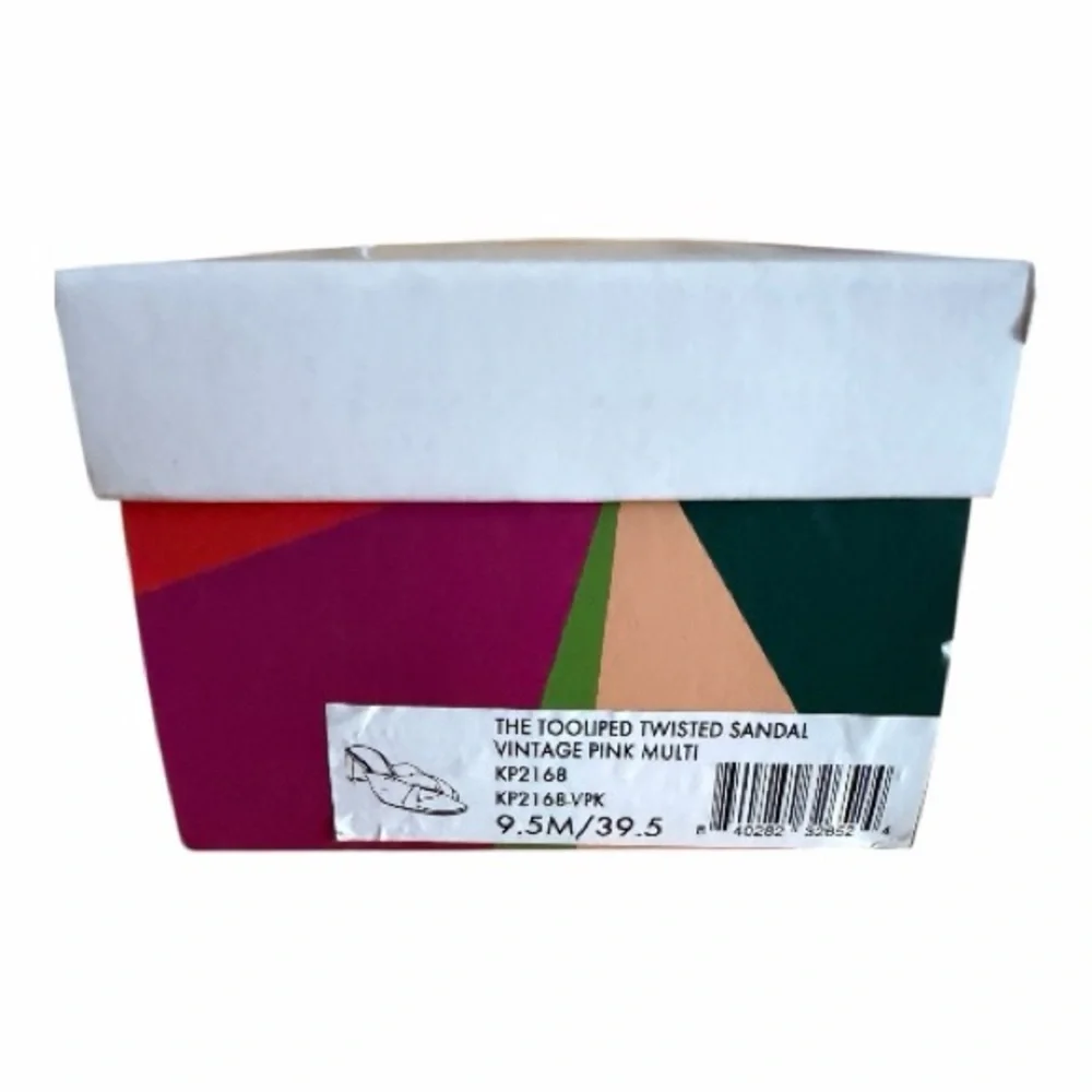 Katy Perry The Tooliped Twisted Sandal Vintage Pink Multi, Size 9.5M - Picture 7 of 7